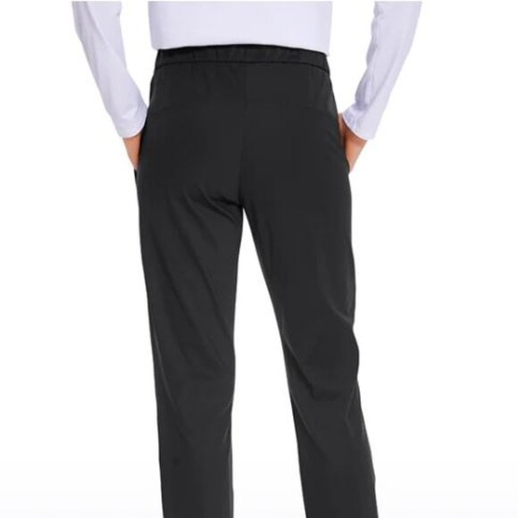 Women's CRZ Yoga size 8/10 black stretch drawstring ankle pants - Picture 11 of 11